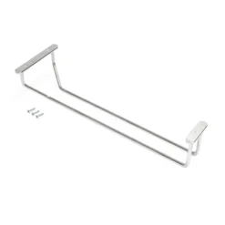 Emuca Glashalter Supra, 1-zeilig Länge 340mm, Stahl, Verchromt