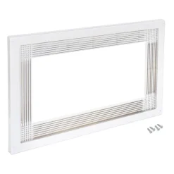 Emuca Mikrowellenrahmen, für den Einbau in Küchenzeilen, Modul 600mm, 600x400mm, Kunststoff, weiss