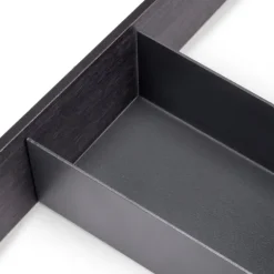 Emuca Schubladenorganisator Orderbox, 150x470mm, Stahl und Holz, Anthrazitgrau