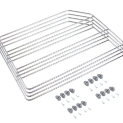 Emuca Trennelemente-Set für Schränke und Regale, Verchromt, Stahl