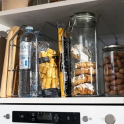 Emuca Trennelemente-Set für Schränke und Regale, Verchromt, Stahl