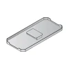 Envi Free Deckel 382 x 183 mm 20852 Mülleimerdeckel Kunststoff Telegrau für Küche