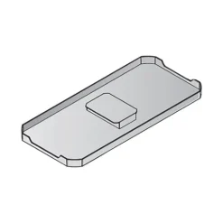 Envi Free Deckel 382 x 183 mm 20852 Mülleimerdeckel Kunststoff Telegrau für Küche