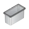 Envi Free Mülleimer 10 Liter 382 x 183 x 216 mm Abfallbehälter Kunststoff Anthrazit Küche