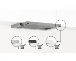 Flachschirmhaube Bosch DFL064W54 BxT 60 x 29 cm edelstahl