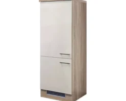 Flex Well Küchenzeile ohne Geräte Nepal 310 cm kaschmir glänzend zerlegt Variante reversibel 00010095