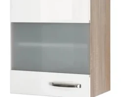 Flex Well Küchenzeile ohne Geräte Valero 280 cm weiß hochglanz zerlegt Variante reversibel 00009218