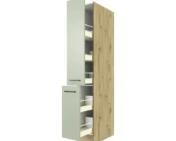 Flex Well Apothekerschrank Cara BxTxH 30 x 57 x 200 cm grün matt zerlegt 00012470