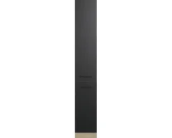 Flex Well Apothekerschrank Capri BxTxH 30 x 57 x 200 cm schwarz matt antifingerprint zerlegt 00012497