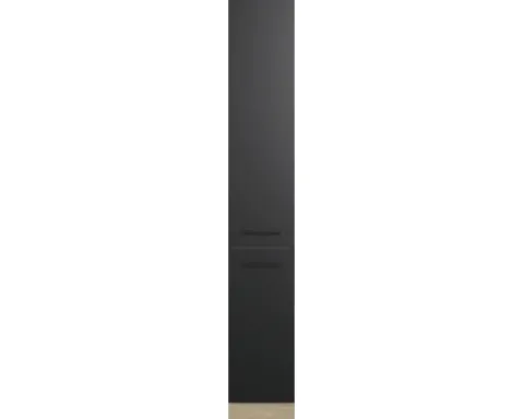 Flex Well Apothekerschrank Capri BxTxH 30 x 57 x 200 cm schwarz matt antifingerprint zerlegt 00012497