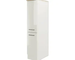Flex Well Apothekerschrank Lund BxTxH 30 x 60 x 161 cm lichtgrau glänzend zerlegt 00012190