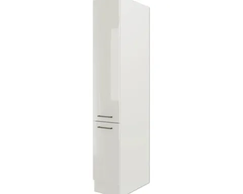Flex Well Apothekerschrank Lund BxTxH 30 x 57 x 200 cm lichtgrau glänzend zerlegt 00012186