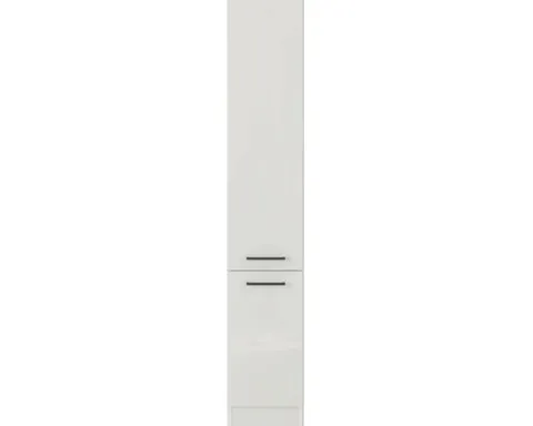 Flex Well Apothekerschrank Lund BxTxH 30 x 57 x 200 cm lichtgrau glänzend zerlegt 00012186