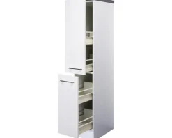 Flex Well Apothekerschrank Varo BxTxH 30 x 60 x 162 cm weiß matt zerlegt 00010965