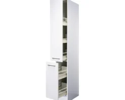 Flex Well Apothekerschrank Varo BxTxH 30 x 57 x 200 cm weiß matt zerlegt 00010961