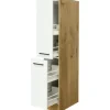 Flex Well Apothekerschrank Vintea BxTxH 30 x 60 x 161 cm magnolienweiss matt zerlegt 00011631