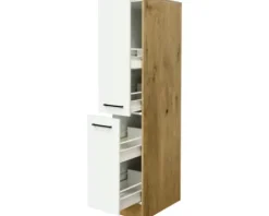 Flex Well Apothekerschrank Vintea BxTxH 30 x 60 x 161 cm magnolienweiss matt zerlegt 00011631