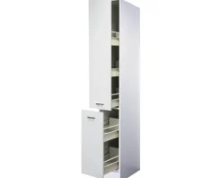 Flex Well Apothekerschrank Wito BxTxH 30 x 57 x 200 cm weiß matt zerlegt 00006948
