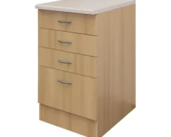Flex Well Auszugunterschrank Nano BxTxH 50 x 60 x 85 cm buche matt zerlegt 00006973