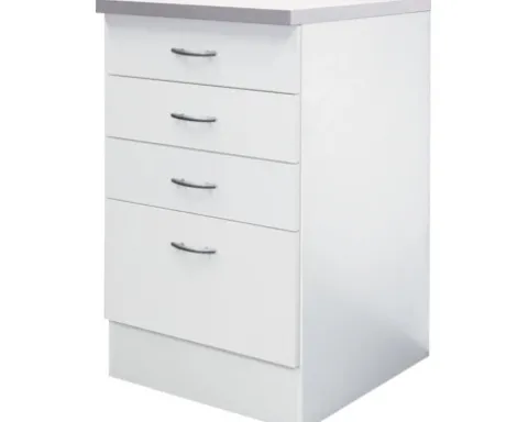 Flex Well Auszugunterschrank Wito BxTxH 50 x 60 x 85 cm weiß matt zerlegt 00006974