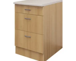 Flex Well Auszugunterschrank Nano BxTxH 60 x 60 x 85 cm buche matt zerlegt Anschlag reversibel 00011415