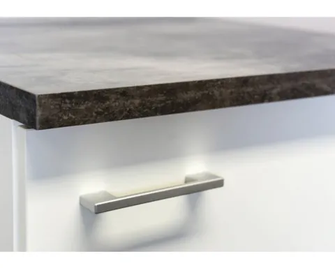 Flex Well Backofen/Kühlumbauschrank für 88er Einbaukühlschrank Lucca BxTxH 60 x 60 x 169 cm weiß matt zerlegt Anschlag reversibel 00011176