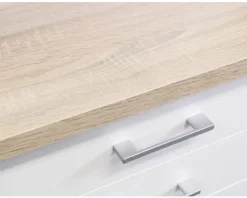 Flex Well Backofen/Kühlumbauschrank für 88er Einbaukühlschrank Samoa BxTxH 60 x 60 x 168,5 cm weiß matt zerlegt Anschlag reversibel 00011167