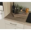 Flex Well Backofen/Kühlumbauschrank für 88er Einbaukühlschrank Nepal BxTxH 60 x 60 x 169,5 cm kaschmir glänzend zerlegt Anschlag reversibel 00011169