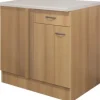Flex Well Eckunterschrank Nano BxTxH 110 x 60 x 85 cm buche matt zerlegt Anschlag reversibel 00006898; 6898