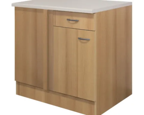 Flex Well Eckunterschrank Nano BxTxH 110 x 60 x 85 cm buche matt zerlegt Anschlag reversibel 00006898; 6898