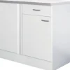 Flex Well Eckunterschrank Wito BxTxH 110 x 60 x 85 cm weiß matt zerlegt Anschlag reversibel 00006950