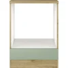 Flex Well Herdumbauschrank Cara BxTxH 60 x 60 x 85 cm grün matt zerlegt 00012477