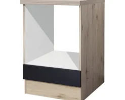 Flex Well Herdumbauschrank Santo BxTxH 60 x 60 x 86 cm anthrazit matt zerlegt 00011025