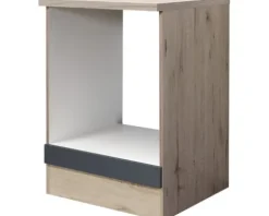 Flex Well Herdumbauschrank Tiago BxTxH 60 x 60 x 85 cm basaltgrau matt zerlegt 00011696
