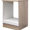 Flex Well Herdumbauschrank Valero BxTxH 60 x 60 x 86 cm weiß hochglanz zerlegt 00007828