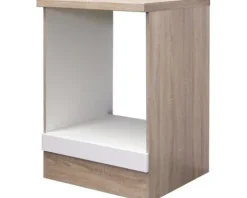 Flex Well Herdumbauschrank Valero BxTxH 60 x 60 x 86 cm weiß hochglanz zerlegt 00007828