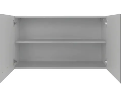 Flex Well Hängeschrank Capri BxTxH 100 x 32 x 54,8 cm schwarz matt antifingerprint zerlegt Anschlag links rechts 00012515