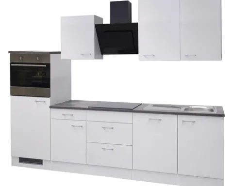 Flex Well Hängeschrank Lucca BxTxH 60 x 32 x 89 cm weiß matt zerlegt Anschlag reversibel 00011238