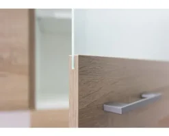 Flex Well Hängeschrank mit Glastür Samoa BxTxH 50 x 32 x 55 cm sonoma eiche matt zerlegt Anschlag reversibel 00007594