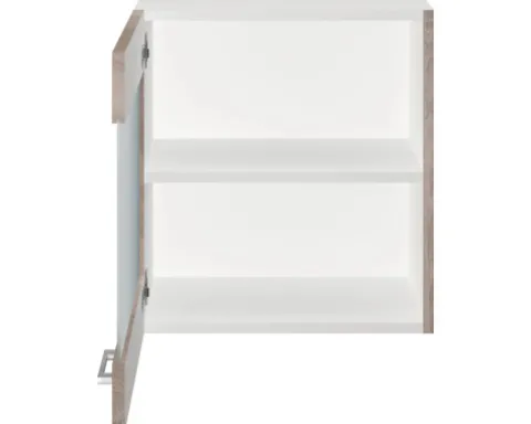 Flex Well Hängeschrank mit Glastür Samoa BxTxH 50 x 32 x 55 cm sonoma eiche matt zerlegt Anschlag reversibel 00007594