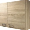 Flex Well Hängeschrank Oslo BxTxH 100 x 32 x 55 cm sonoma eiche matt zerlegt Anschlag links rechts 00010521