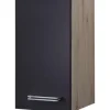 Flex Well Hängeschrank Santo BxTxH 30 x 32 x 55 cm anthrazit matt zerlegt Anschlag reversibel 00011027