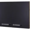 Flex Well Hängeschrank Santo BxTxH 80 x 32 x 55 cm anthrazit matt zerlegt Anschlag links rechts 00011034