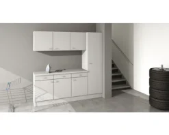 Flex Well Hängeschrank Speed BxTxH 50 x 32 x 55 cm weiß matt zerlegt Anschlag reversibel 00005351