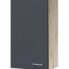 Flex Well Hängeschrank Tiago BxTxH 50 x 32 x 89 cm basaltgrau matt zerlegt Anschlag reversibel 00011703