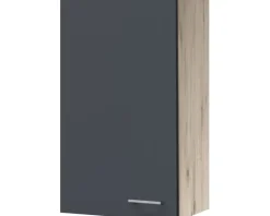Flex Well Hängeschrank Tiago BxTxH 50 x 32 x 89 cm basaltgrau matt zerlegt Anschlag reversibel 00011703
