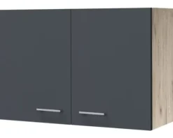Flex Well Hängeschrank Tiago BxTxH 80 x 32 x 54,8 cm basaltgrau matt zerlegt 00011701