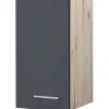 Flex Well Hängeschrank Tiago BxTxH 30 x 32 x 54,8 cm basaltgrau matt zerlegt Anschlag reversibel 00011697