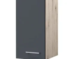 Flex Well Hängeschrank Tiago BxTxH 30 x 32 x 54,8 cm basaltgrau matt zerlegt Anschlag reversibel 00011697