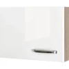 Flex Well Hängeschrank Valero BxTxH 60 x 32 x 32 cm weiß hochglanz zerlegt Anschlag reversibel 00007842